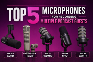 Top 5 microphones for multiple podcast speakers