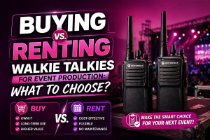 Buy or rent walkie talkies