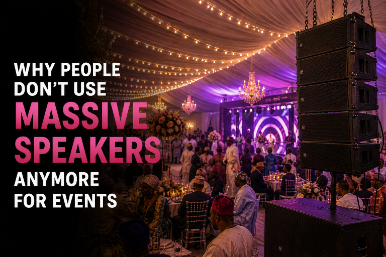 massive speakers for events